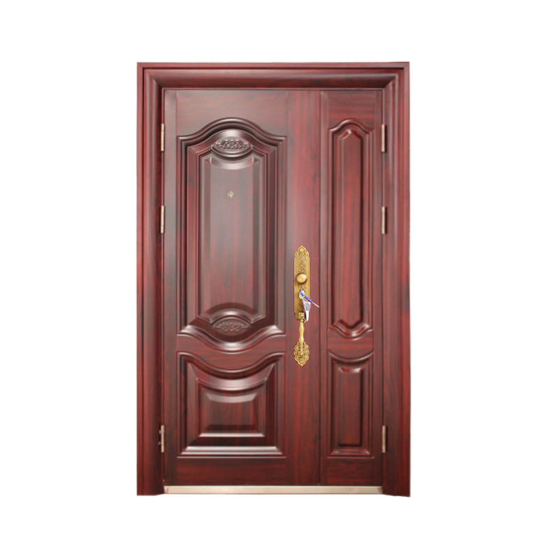 Double Leaf Waterproof Design Entrance Security Door for Decoration Homes 