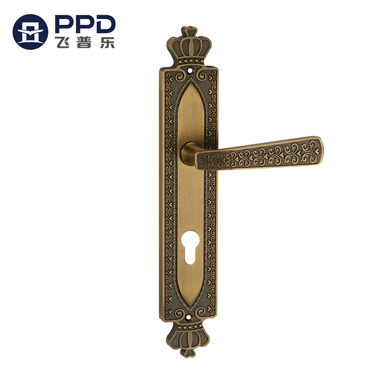 LS26 Classic Antique Brass Vintage Kitchen Door Handles