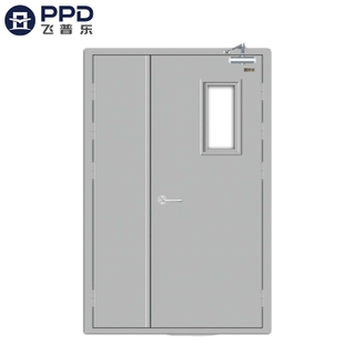 FPL-H5001 Inactive Double Leaf Custom Stainless Steel Fire Rated Door