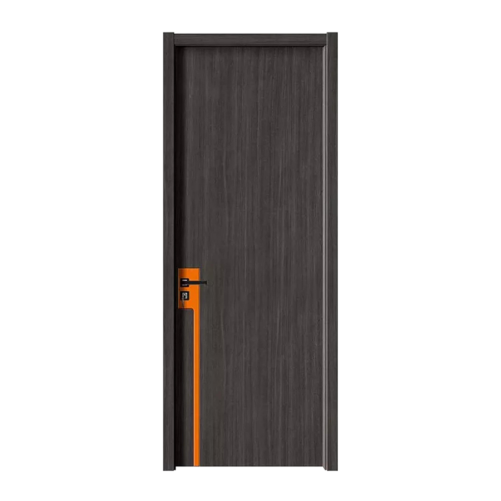 China Factory Modern Simple Style WPC Wood Plastic Composite Modern Door Interior Doors Home WPC Wooden Door