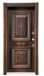 Turkey Design High Quality Security Steel Wood Door Main Entrance Armored Door