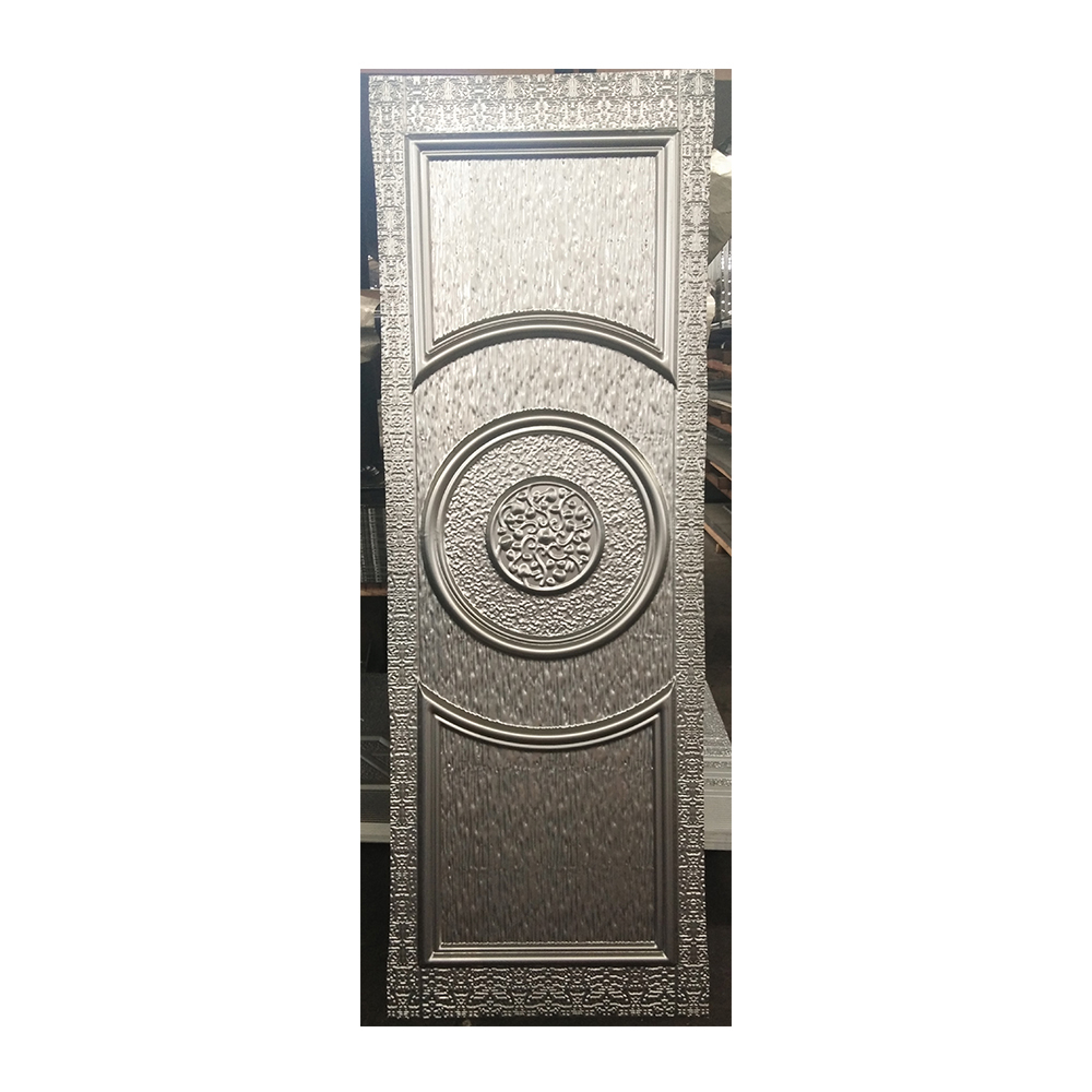Popular Design Stamp Cold Rolling Metal Steel Door Skin Pattern Mould Galvanized Exterior Steel Door Sheet