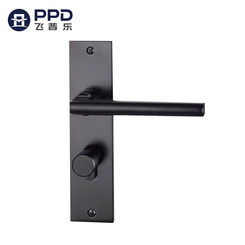 LS25 Contemporary Simple Style Stainless Steel Matte Black Door Handles