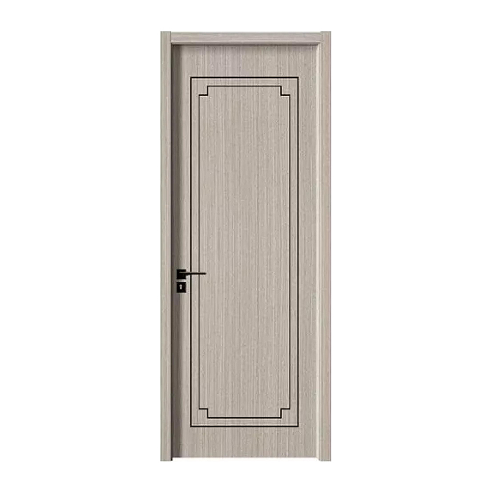 Best Selling High Quality WPC Wooden Door For Interior Bathroom Waterproof Wood Interior Door