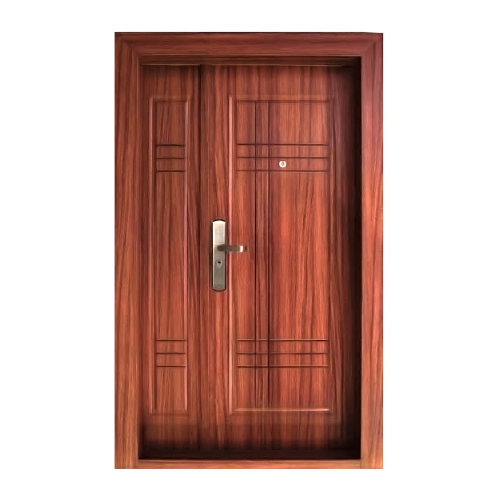 Hot Sale Custom Exterior Main Security Door Design Safety Metal Steel Front Customize Entrance Security Steel Door