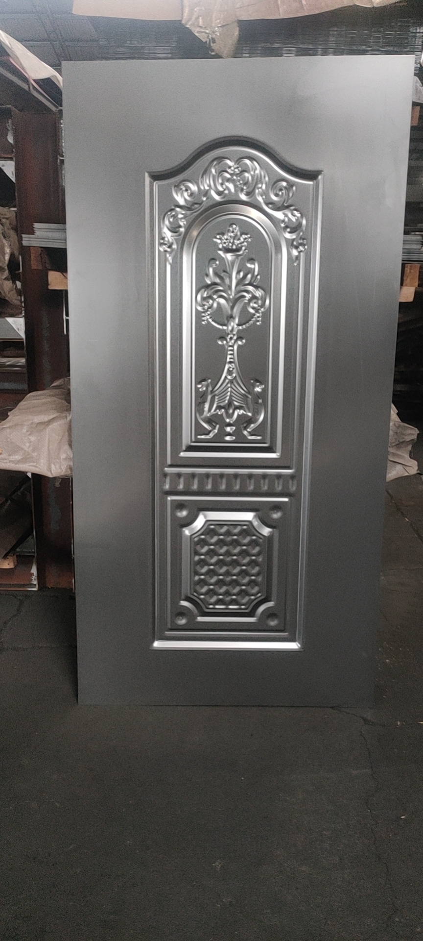 Phipulo High Grade Customized Metal Door Skin Embossed Door Plate For Home