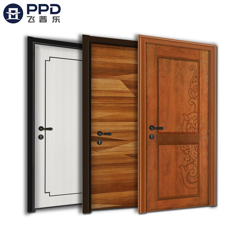 Customization House Soundproof Bedroom Mdf Doors Customized Size Modern Design Mdf Doors