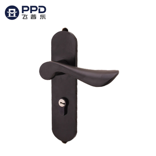 LS25 Contemporary Simple Style Stainless Steel Matte Black Door Handles